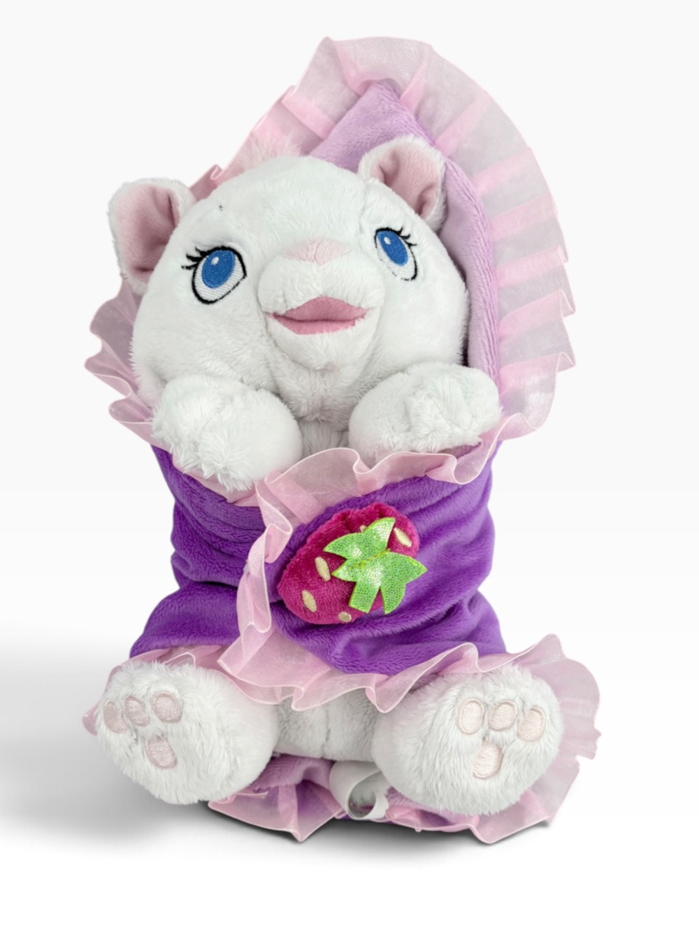 Disney Aristocats Marie Swaddled in Blankie Disney Store Baby 8” Plush